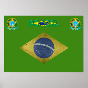 Poster Bandeira brasileira