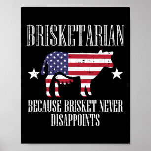 Poster Bandeira Brisketarian dos Estados Unidos Byrbecue