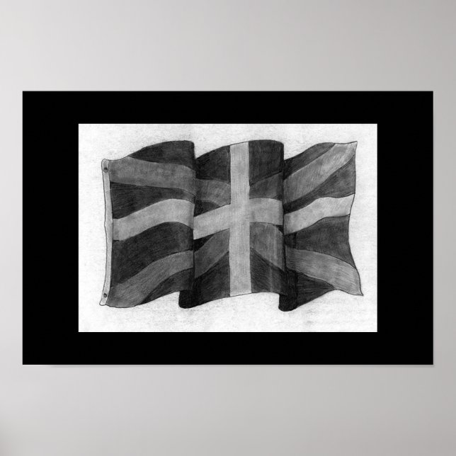 Pôster Bandeira Britânica (Frente)
