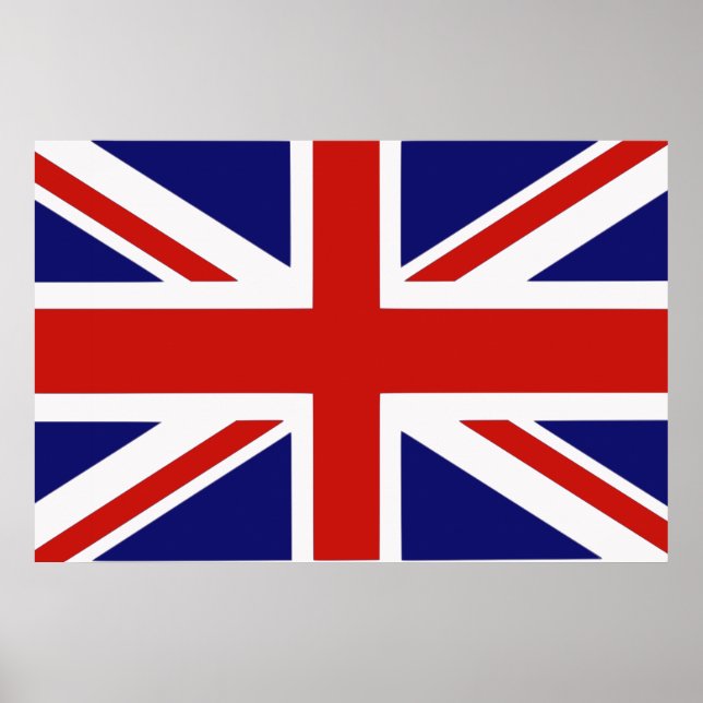 Pôster bandeira britânica (Frente)