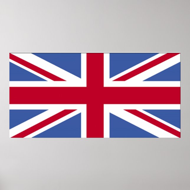 Pôster Bandeira Britânica (Frente)