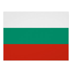 Pôster Bandeira Búlgara Patriótica