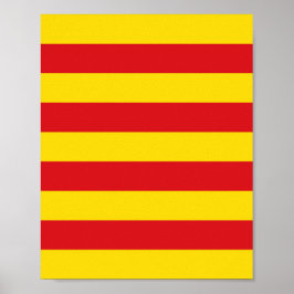 Poster Bandeira Catalã