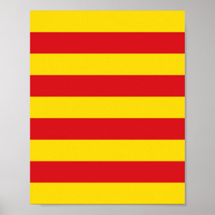 Poster Bandeira Catalã