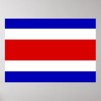 Pôster Bandeira Costa Rica
