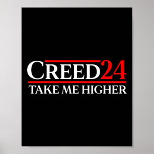 Poster Bandeira Creed 24 Take Me Higher EUA América
