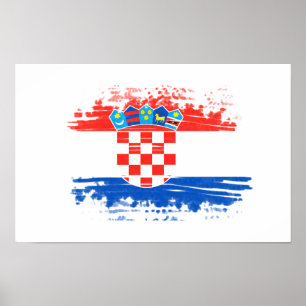 Poster Bandeira croata