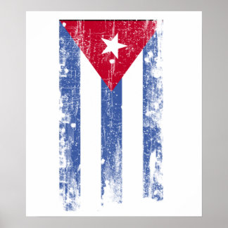 Poster Bandeira Cubana