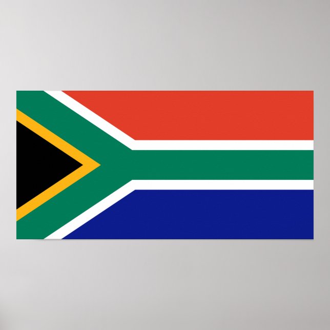 Poster Bandeira da África do Sul (Frente)
