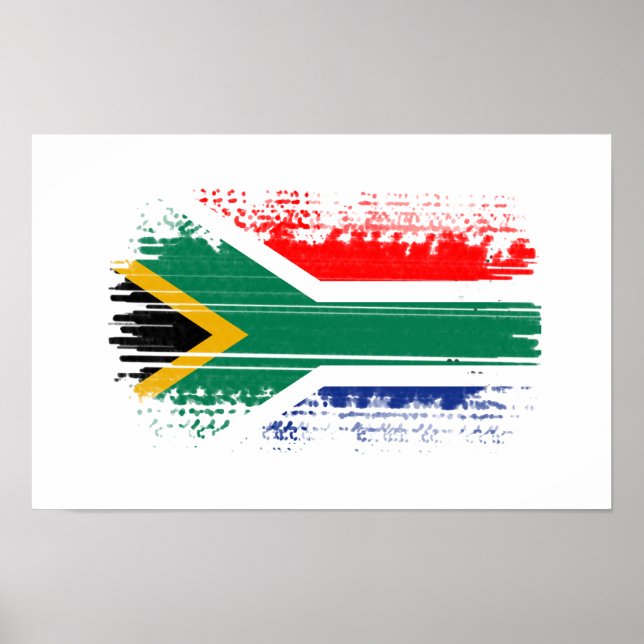 Poster Bandeira da África do Sul (Frente)