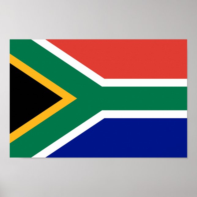Poster Bandeira da África do Sul (Frente)