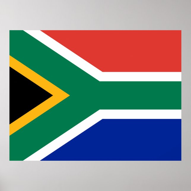 Poster Bandeira da África do Sul (Frente)