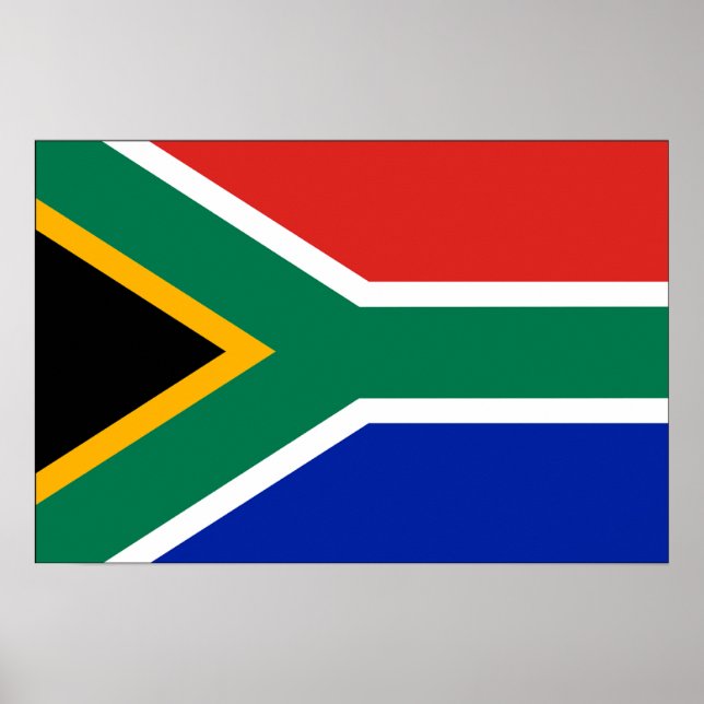 Poster Bandeira da África do Sul (Frente)