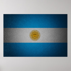 Poster Bandeira da Argentina