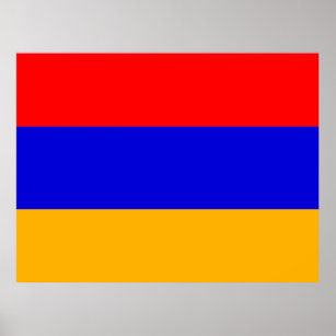 Poster Bandeira da Armênia
