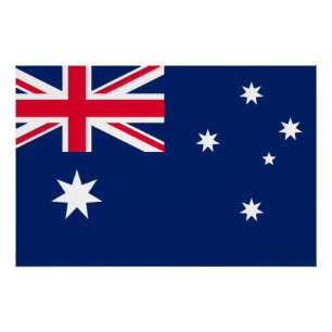 Pôster Bandeira da Austrália