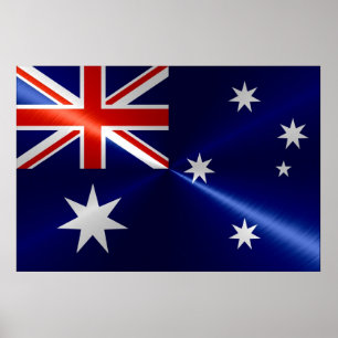 Pôster Bandeira da Austrália