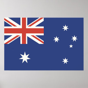 Poster Bandeira da Austrália