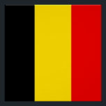 Pôster Bandeira da Bélgica<br><div class="desc">A bandeira belga,  inspirada pelo tricolor francês,  foi adotada em 1831,  pouco depois de ter adquirido a independência dos Países Baixos. #bandeira #bélgica #bélgica #patriota</div>
