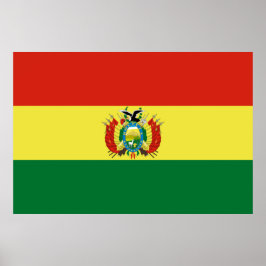 Poster Bandeira da Bolívia