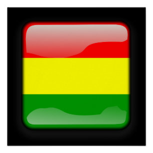 Pôster Bandeira da Bolívia