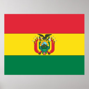 Poster Bandeira da Bolívia