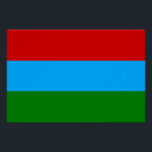 Pôster Bandeira da Carélia<br><div class="desc">Bandeira Patriótica da República da Carélia.</div>
