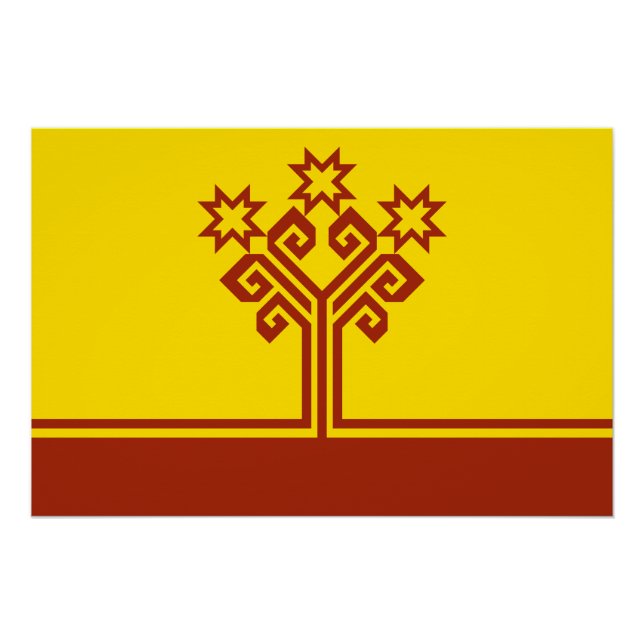 Pôster Bandeira da Chuváchia (Frente)