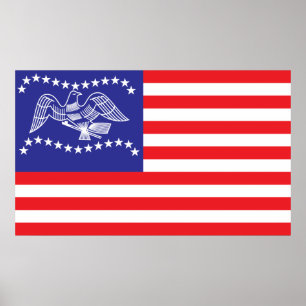 Pôster Bandeira da cidade de Fremont