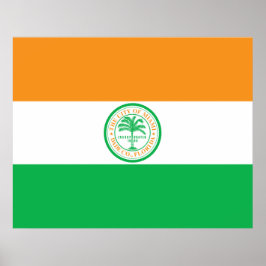 Poster Bandeira da cidade de Miami (Flórida)