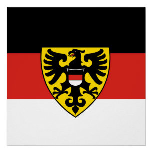 Pôster bandeira da cidade de Reutlingen alemanha símbolo