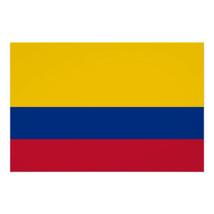 Pôster Bandeira da Colômbia