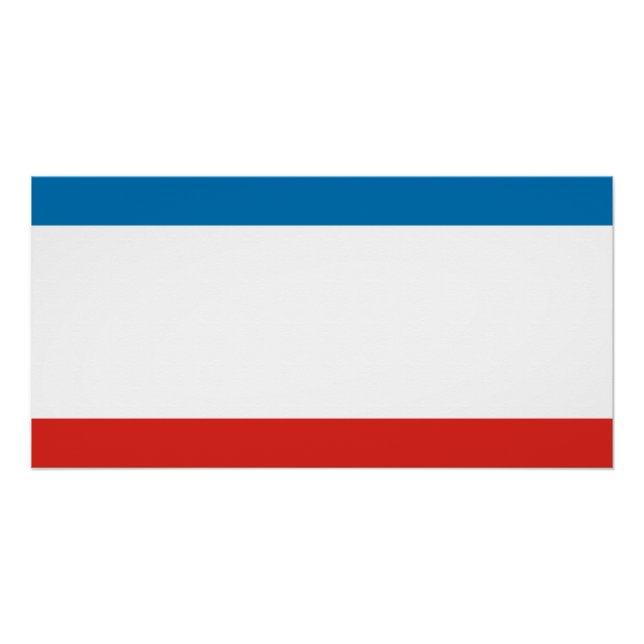 Pôster Bandeira da Crimeia (Frente)