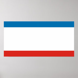 Poster Bandeira da Crimeia