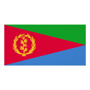 Pôster Bandeira da Eritreia