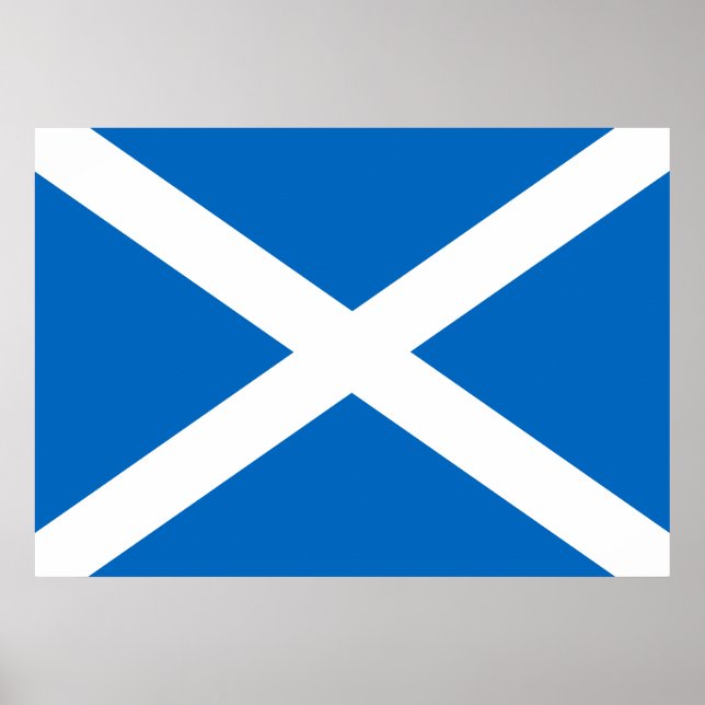 Pôster Bandeira da Escócia (Frente)