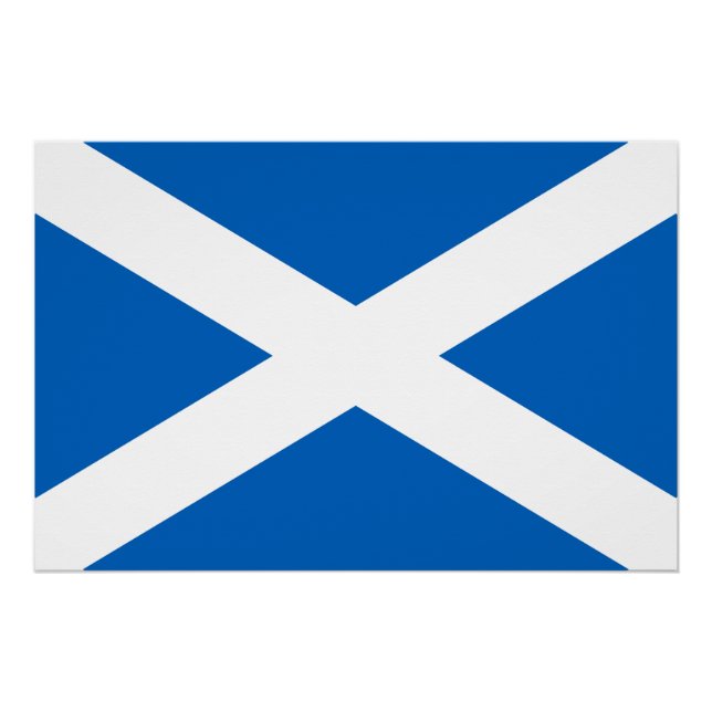 Pôster Bandeira da Escócia (Frente)