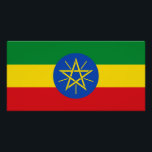 Pôster Bandeira da Etiópia<br><div class="desc">Bandeira patriótica da Etiópia.</div>