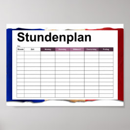 Pôster Bandeira da França