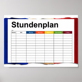 Pôster Bandeira da França