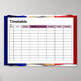 Pôster Bandeira da França