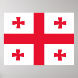 Poster bandeira da Geórgia