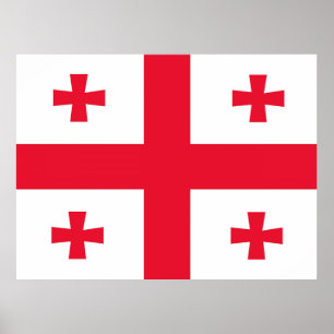 Poster bandeira da Geórgia
