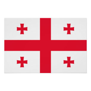 Pôster Bandeira da Geórgia