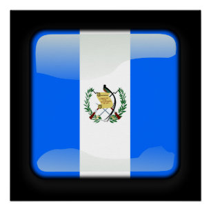 Pôster Bandeira da Guatemala