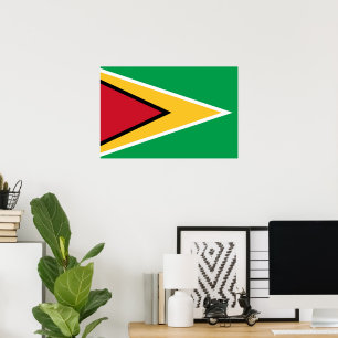 Poster bandeira da Guiana