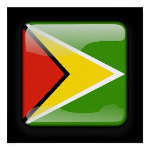 Pôster Bandeira da Guiana