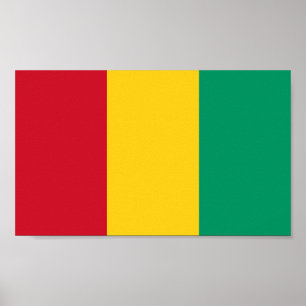 Pôster Bandeira da Guiné