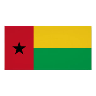 Pôster Bandeira da Guiné-Bissau