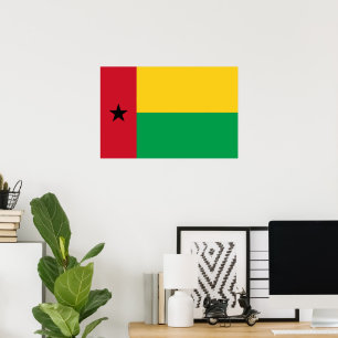 Poster Bandeira da Guiné-Bissau